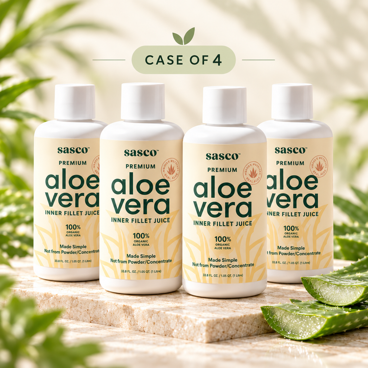 Organic Aloe Vera Juice – 100% Organic Inner Leaf Fillet