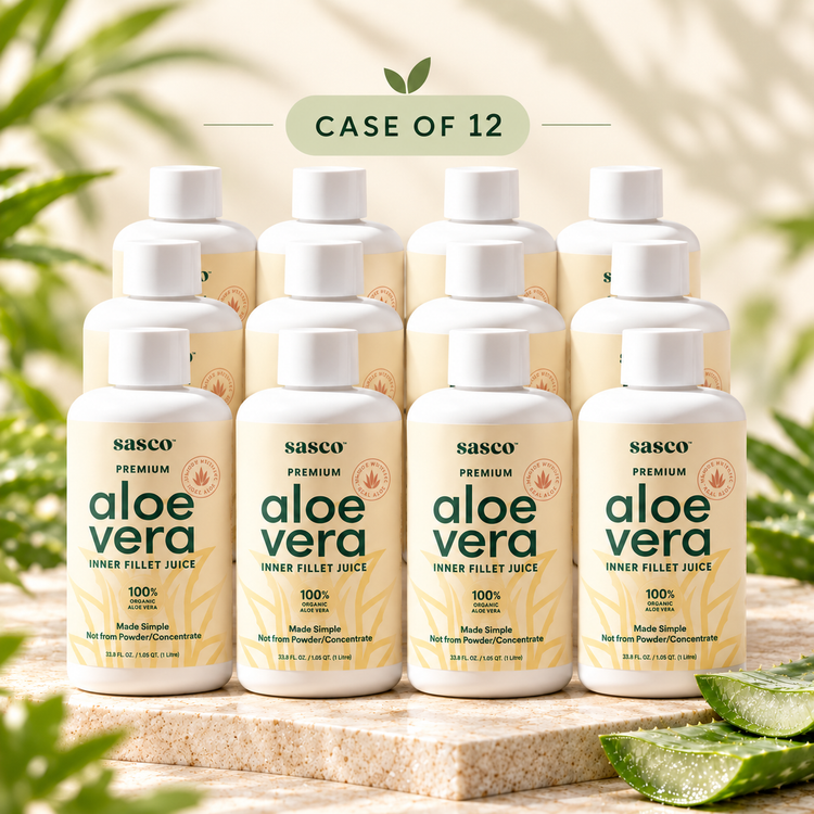 Organic Aloe Vera Juice – 100% Organic Inner Leaf Fillet